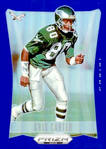 2024 Panini Prizm Deca Football Blue Cris Carter #244