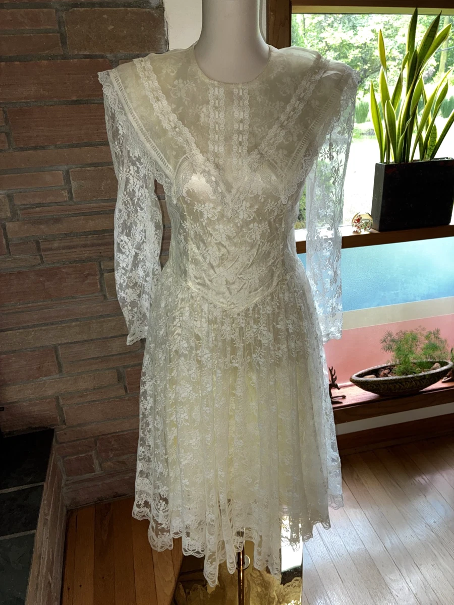 ebay ladies dresses size 10 Regular Vintage for Women for sale off white cotton dress