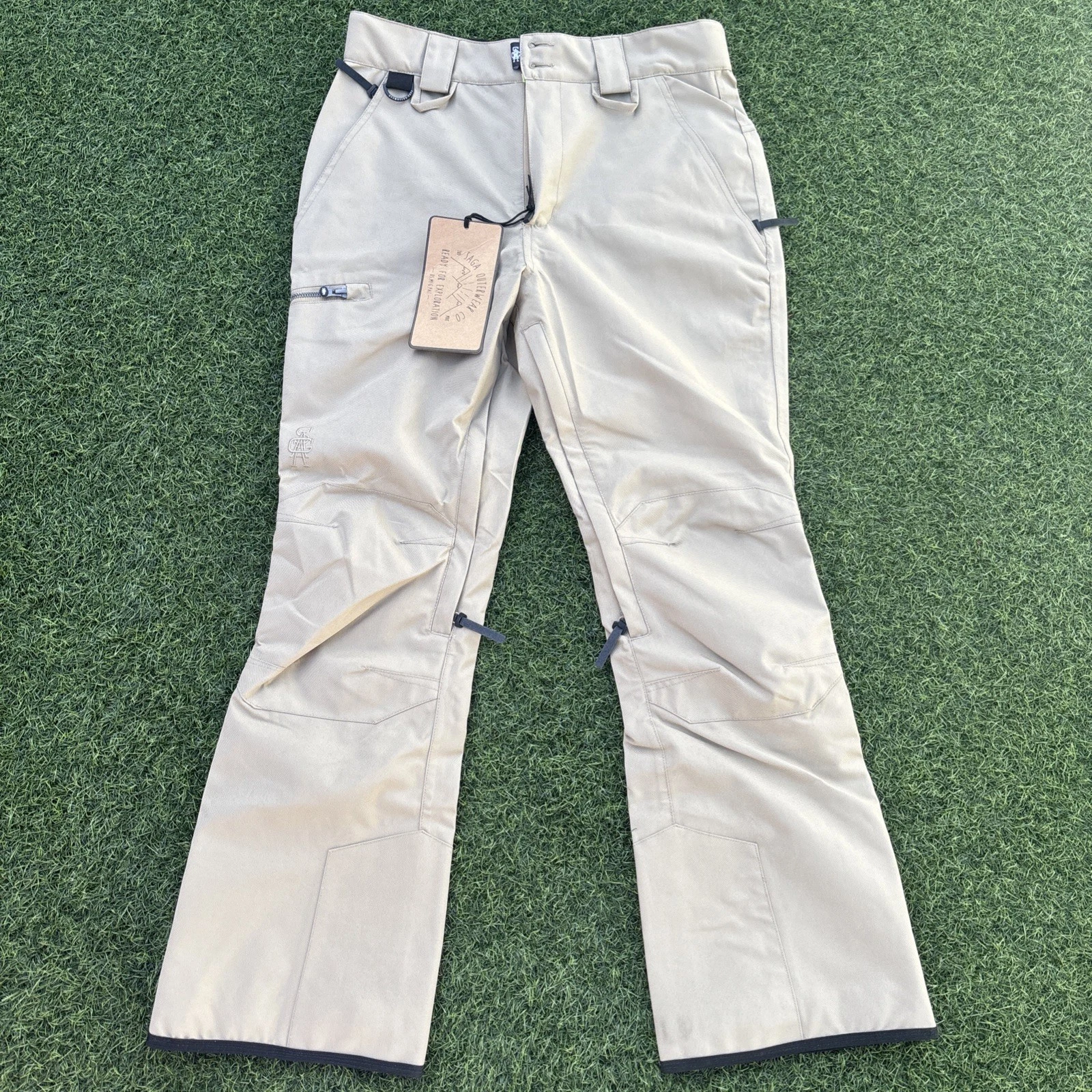 Saga Outerwear Fatigue Skiing Snowboard Pants Men’s Khaki Size S RRP £99