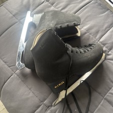 Edea Overture Black Ice Skates Figure Skates Size 235 UK 2.5