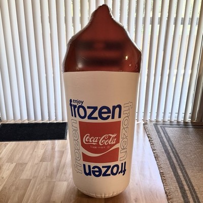 Vintage Frozen Coca-Cola Inflatable Coke Slushie Icee Cup 51  SUPER RARE!