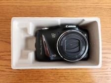 CANON PowerShot SX150 IS 14.1 MP Digital Camera Black Tested and Working.