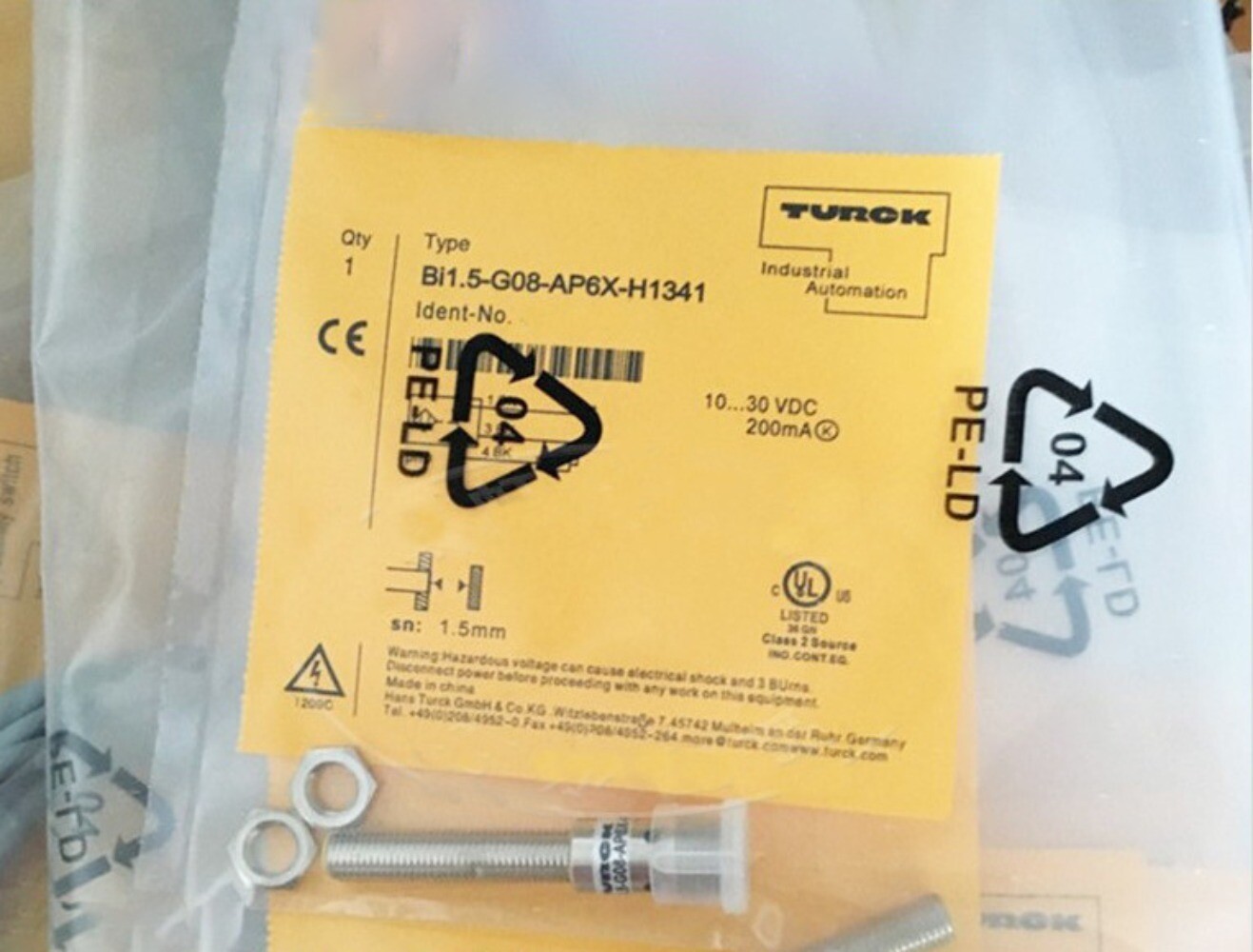 1PC NEW For TURCK BI1.5-G08-AP6X-H1341 Proximity switch sensor
