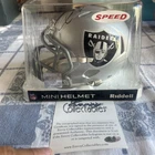 Derek Carr Signed Mini Helmet Oakland Raiders EC COA