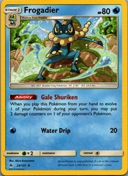 Frogadier 23/131 Uncommon Forbidden Light Pokemon Card