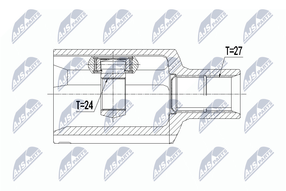 JOINT KIT DRIVE SHAFT NPW-ME-088 FOR MERCEDES-BENZ M 274.920 2.0L 4cyl GLC 3.0L - Image 7