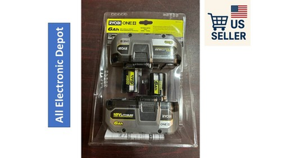#ad New RYOBI ONE 18V HP HIGH PERFORMANCE 6.0 Ah Battery 2 Pack Genuine PBP2007 $139.95