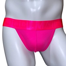 Jockmail Monochromatic Mesh Jockstrap Hot Pink Size XL (32-34) JM243 NWT