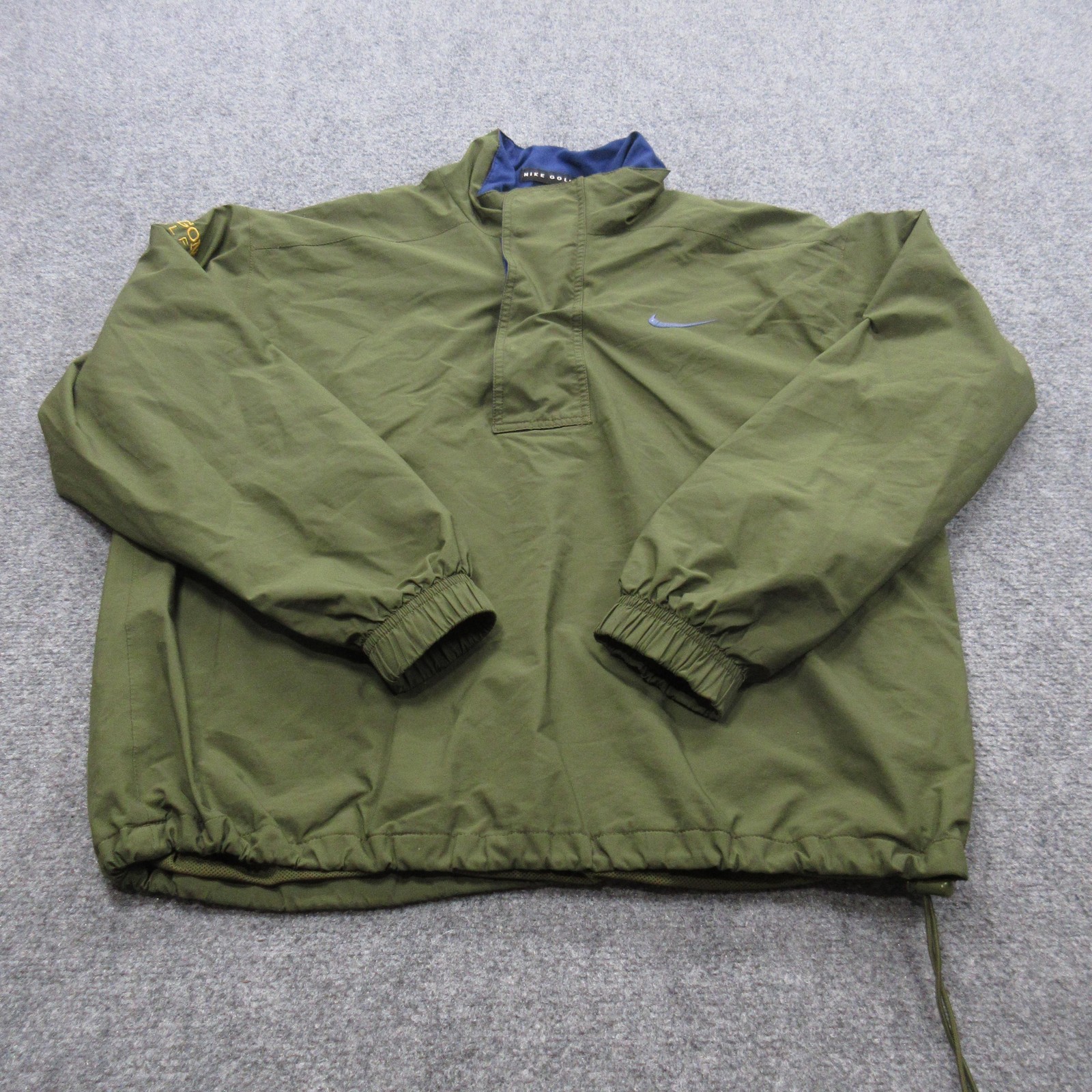 SACAI X NIKE Nike Oregon Golf Pullover Giacca Uomo Verde Medio NCAA Golf F.I.T. Giacca a vento