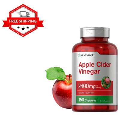 Capsulas De Vinagre De Sidra De Manzana | 2400 Mg | 150 Unidades | Supplement...