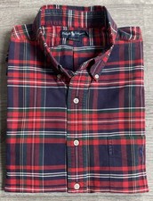 Vtg Ralph Lauren Mens Multi Color Long Sleeve Plaid Button Down Big Shirt Sz XXL
