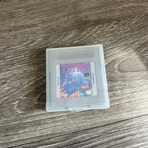 Tetris Nintendo Game Boy Gameboy, Original 1989 Authentic + Case, Not Tested