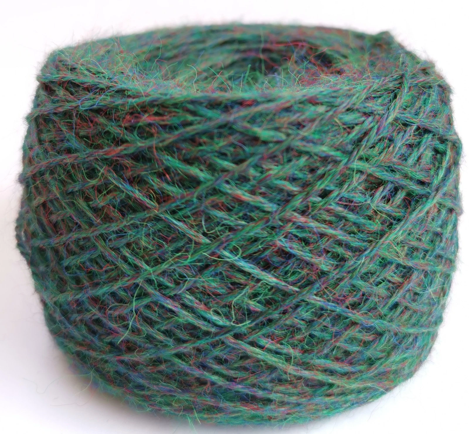 Alpaca Wool Skeins 100% Baby Alpaca Yarn Sport Weight Lot- 5 Green Melange C818 - product detail image 5