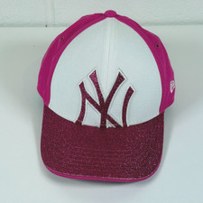 New York Yankees New Era 9FORTY Girls Child Adjustable Strap Back Hat