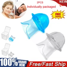 NEW Stop Snoring Mouthpiece Sleep Apnea Guard Bruxism Anti Snore Pure Grind Aid