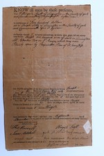 1799 Joseph Libby Land Deed YORK Limington Maine to Wingate Frost 100 acres