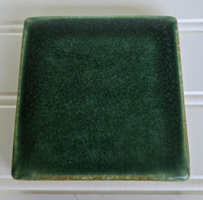 Vintage Motawi Tileworks Tile Laurel Green Ann Arbor Michigan 4x4 T-5