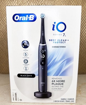 Oral-B iO Series 7L DeepClean Protect Electric Toothbrush Black NEW SEALED