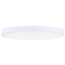 Trim 20W 1 LED 11 Inch Wide Flush Mount with White Finish