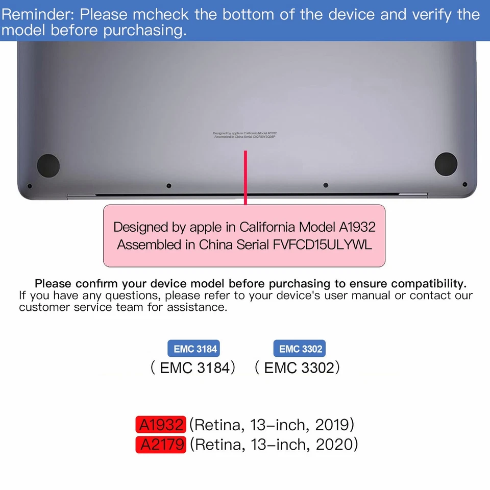 Nuevo para MacBook Air A1932 2019 / A2179 2020 pantalla LCD repuesto A+++ Foto 3 de 4