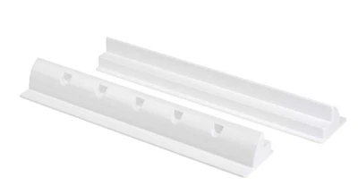 EDI-TRONIC Halterung Solarpanel Verbinder weiß Solarmodul Befestigung Haltespoiler Spoiler