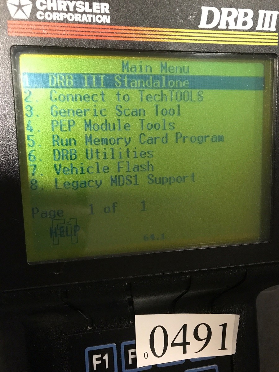 ✓ CHRYSLER DRB 3 DIAGNOSTIC SCAN TOOL CDJR MOPAR DODGE JEEP VIPER