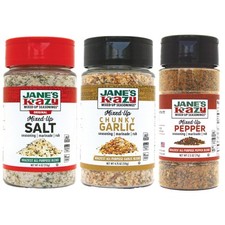 Jane's Krazy Mixed Up Seasonings Variety Pack Of 3 - Mixed-up Salt Pep