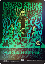 1x NM FOIL Dryad Arbor MTG Secret Lair SV