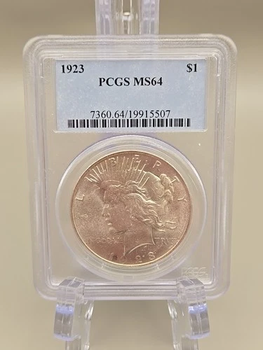 1923 Peace Silver Dollar $1 - PCGS MS64