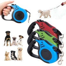 Retractable Dog Leash 16.4 FT, Heavy Duty Dog Pet Leash for Dogs Up to 33 lbs