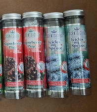 Lot of 4 Scentsicles Scented Ornaments SNOWBERRY PINE  ICICLES ON SPRUCE