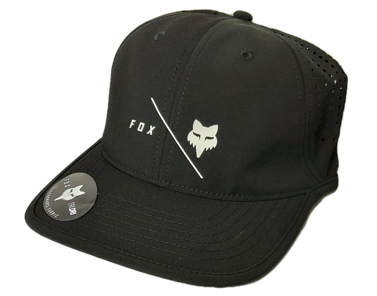 Fox Racing Mind Flash Tru-dri Tech Adjustable Hat Cap Black