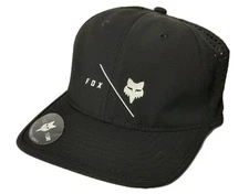Fox Racing Mind Flash Tru-dri Tech Adjustable Hat Cap Black