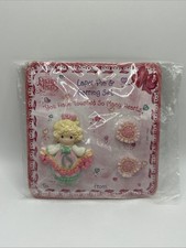 1995 Precious Moments Lapel Pin Earring Set You Have Touched So Many Hearts
