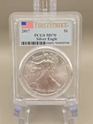 2017 American Silver Eagle $1 PCGS MS70 First Strike Label