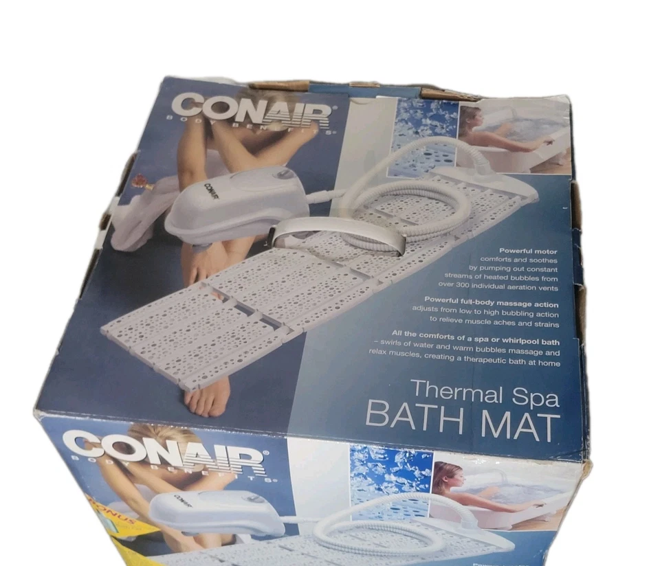 Alfombra térmica de baño conair Body Benefits MBTS3 masajeador de burbujas - caja abierta 020 Foto 2 de 4