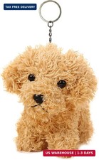 Cute Stuffed Animal Dog Plush Animal Keychain, Fashion Accessory Backpack Clips,