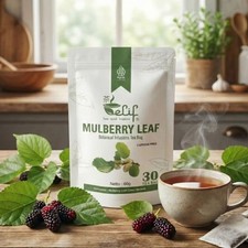 Mulberry Leaf Tea 60g 30 Tea Bags Herbal Infusion For Daily Ritual Botanical