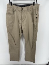 Denali Pants Men's 34x30 Beige Lightweight Casual Outdoors Stretchy Hiking