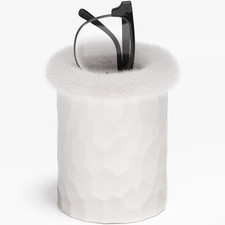 Plush Lined Eyeglasses Holder Protective Glasses Holder Stand Case Anti-Scratch