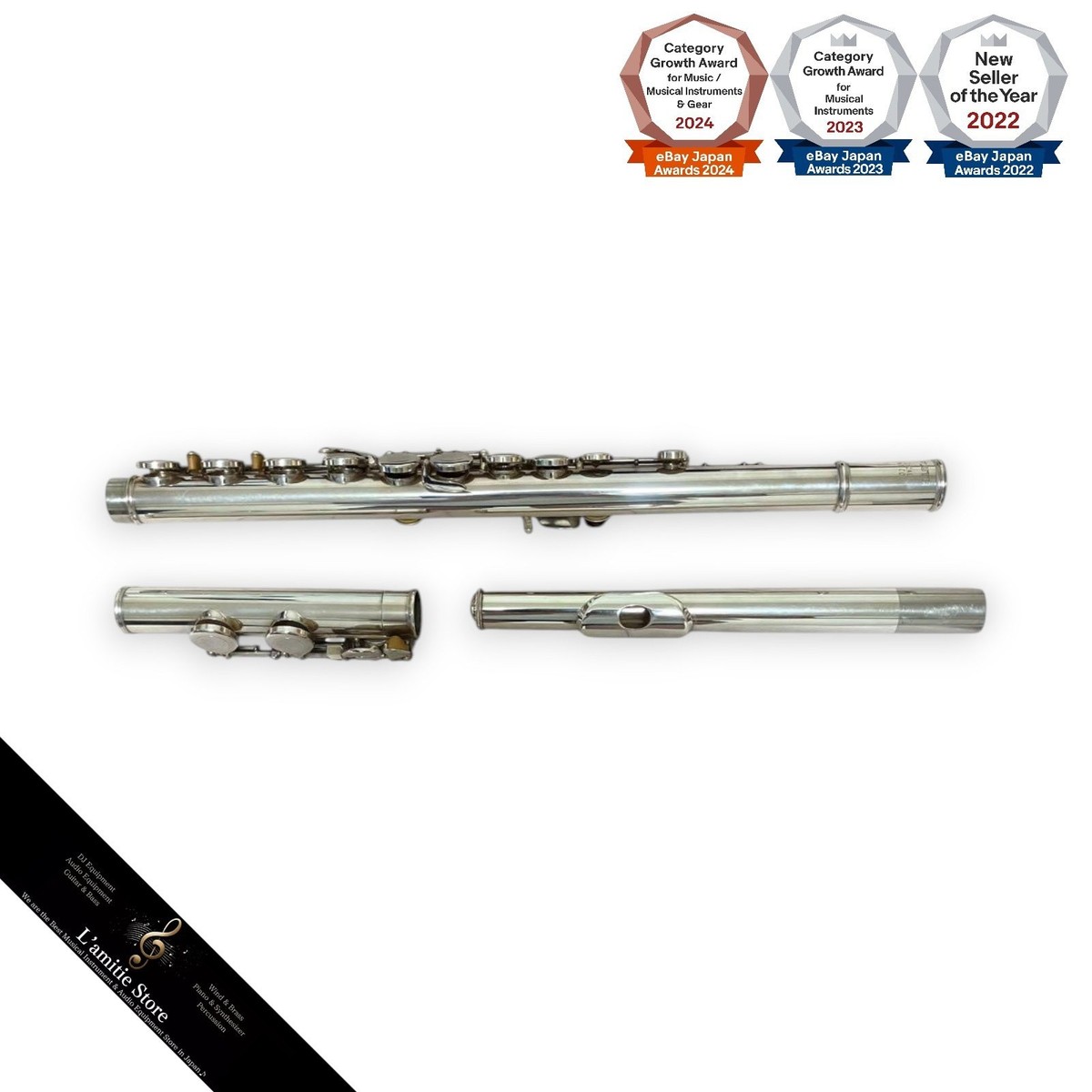 パール　フルート　PF521 Pearl Flute PF521 Musical Instrument Silver Good | eBay