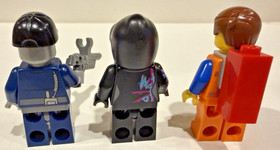 Emmet The Lego Movie tlm018 tlm017 tlm025 Minifigures Robo Swat Wyldstyle