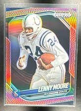2025 Panini Football Prizm Black Lenny Moore /225 #6 Baltimore Colts