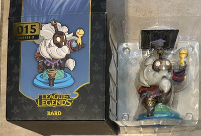 League of Legends Bard Figure  015 Retired 2017 Riot Games NEW in Box w/ COA