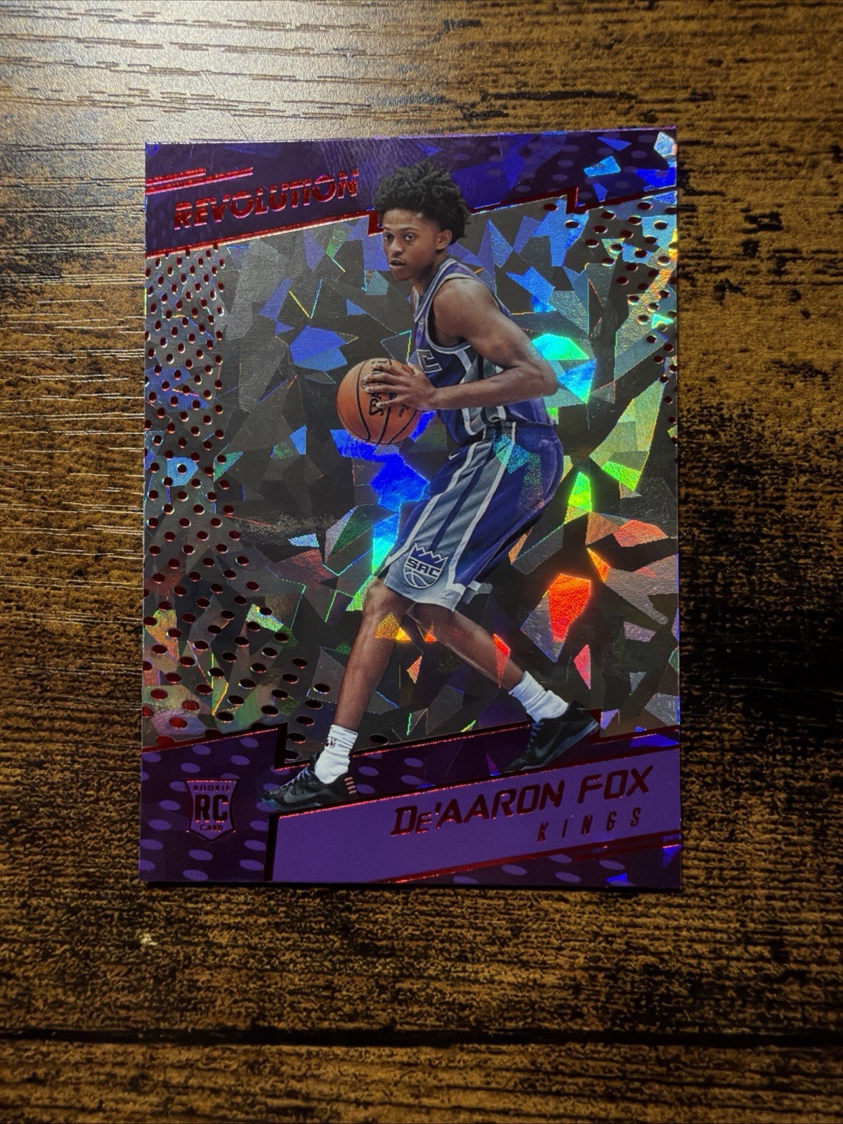 De'Aaron Fox 2017-18 PANINI REVOLUTION CHINESE NEW YEAR ROOKE RC #141 KINGS!