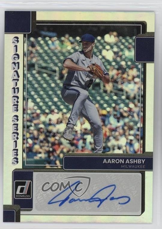 2022 Panini Donruss Signature Series Aaron Ashby #SS-AA Rookie Auto RC 4at