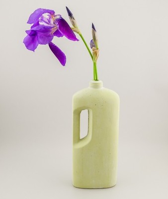SELETTI - Monoflower Design Vase - Betonvase - aus Beton - GRÜN Cod. 10753