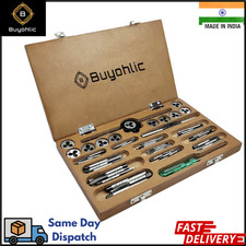 British Association Tap and Dies Set 0 to 10 BA Supplied in Wooden Box