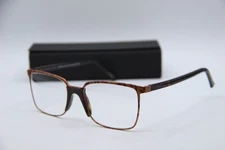 NEW ANDY WOLF ROBINSON COL. B HAVANA GUNMETAL AUTHENTIC FRAMES EYEGLASSES 56-18
