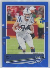 2020 Donruss Blue Press Proof Jack Doyle Indianapolis Colts #124